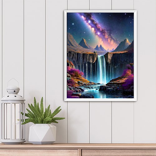 Celestial Falls - Art Print - Metal Poster - Canvas Wrap - Premium Framed Art Print