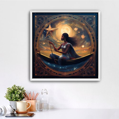 Cosmic Dreamcatcher - Art Print - Metal Poster - Canvas Wrap - Premium Framed Art Print
