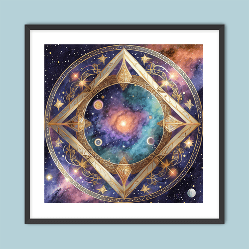 Cosmic Portal - Art Print - Metal Poster - Canvas Wrap - Premium Framed Art Print