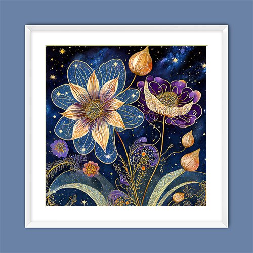 Flowers of the Night - Art Print - Metal Poster - Canvas Wrap - Premium Framed Art Print