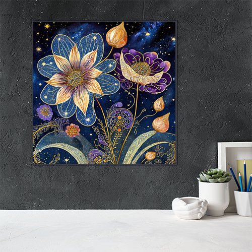 Flowers of the Night - Art Print - Metal Poster - Canvas Wrap - Premium Framed Art Print