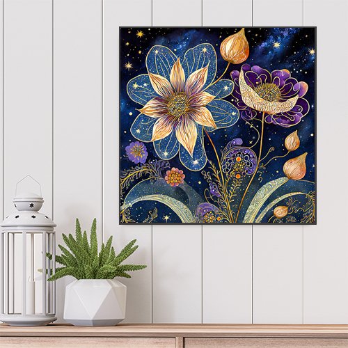 Flowers of the Night - Art Print - Metal Poster - Canvas Wrap - Premium Framed Art Print