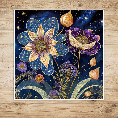 Flowers of the Night - Art Print - Metal Poster - Canvas Wrap - Premium Framed Art Print