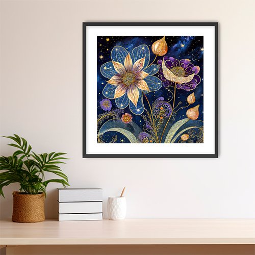 Flowers of the Night - Art Print - Metal Poster - Canvas Wrap - Premium Framed Art Print