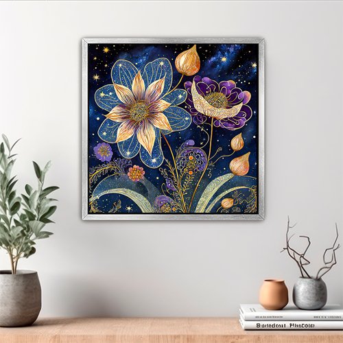 Flowers of the Night - Art Print - Metal Poster - Canvas Wrap - Premium Framed Art Print