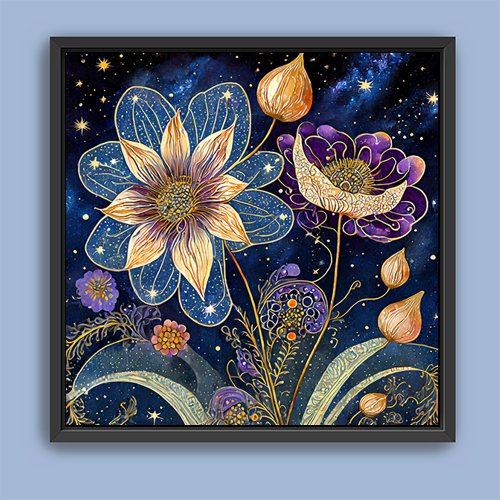 Flowers of the Night - Art Print - Metal Poster - Canvas Wrap - Premium Framed Art Print