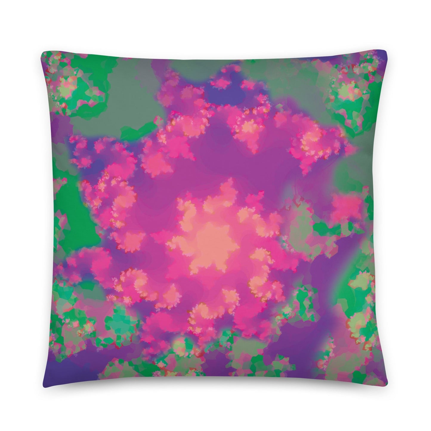 Fractal Rose - Throw Pillow - Premium Pillow