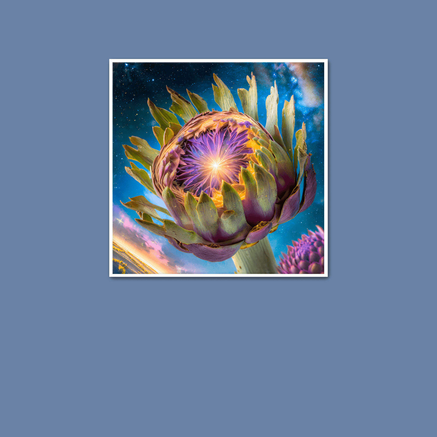 Cosmic Artichoke - Art Print - Unframed - Premium Unframed Art Print