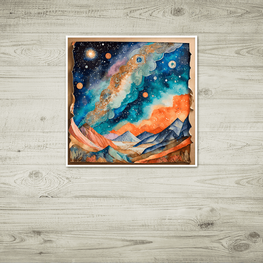 Milky Way - Art Print - Unframed - Premium Unframed Art Print