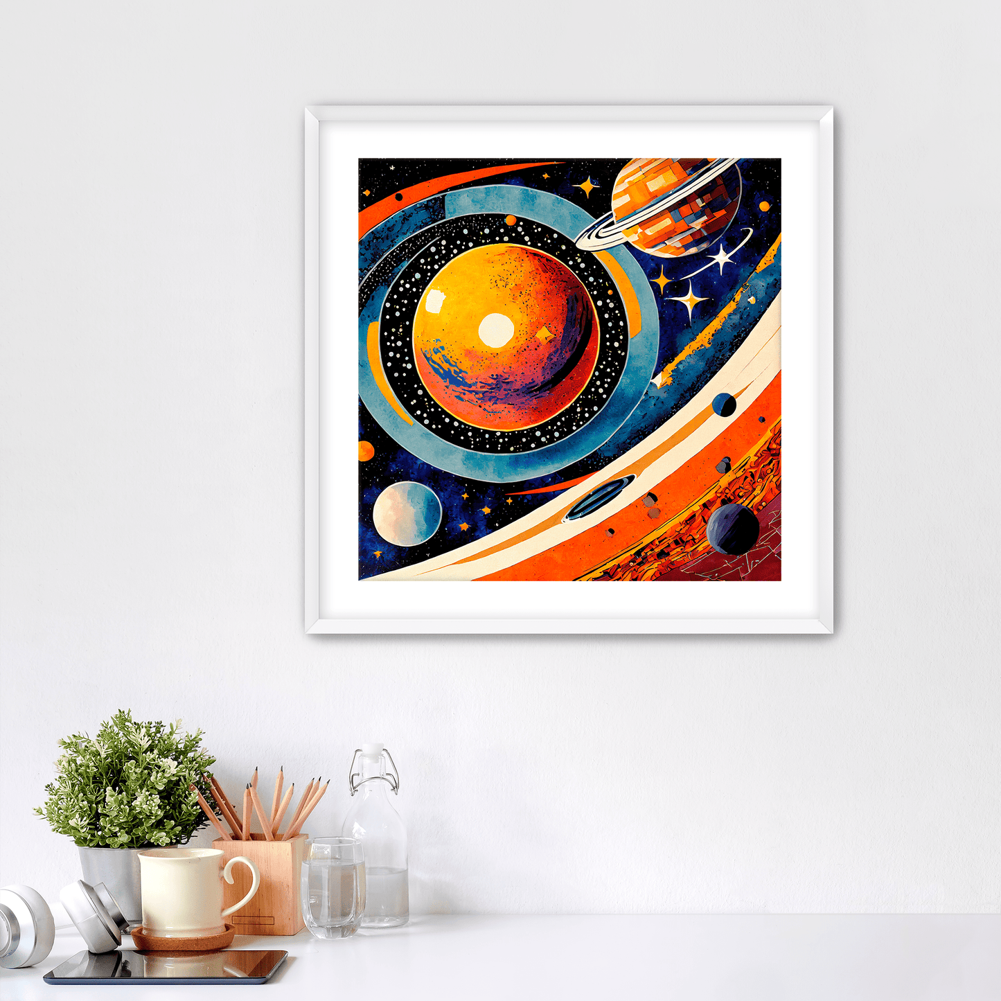 Our Solar System - Art Print - Framed - Premium Framed Art Print