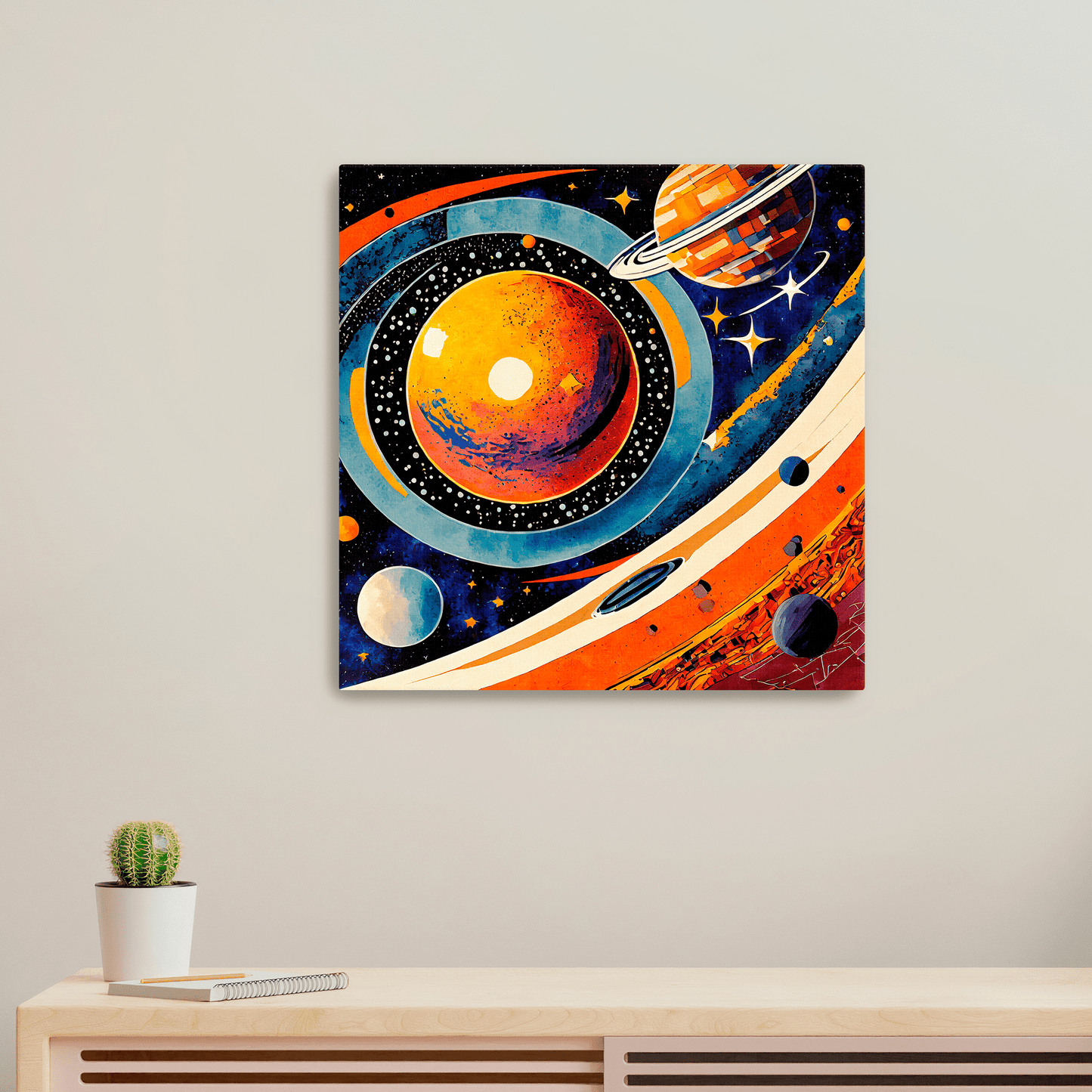 Our Solar System - Canvas Wrap - Premium Canvas Wrap