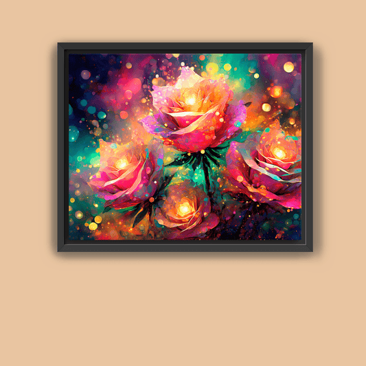 Roses of Infinity - Canvas Wrap - Premium Canvas Wrap