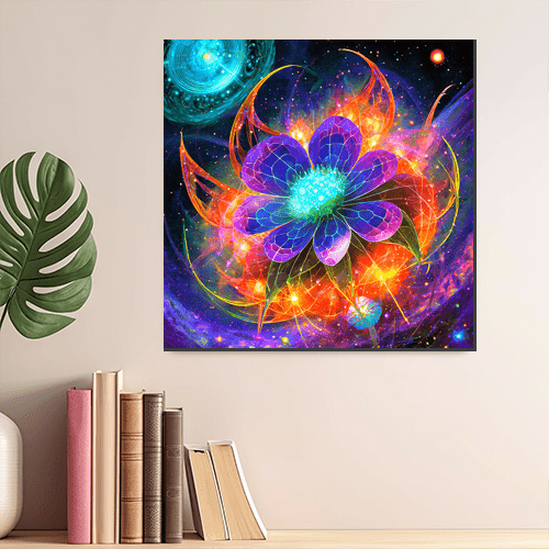 Astral Blossom - Art Print - Metal Poster - Canvas Wrap - Premium Framed Art Print