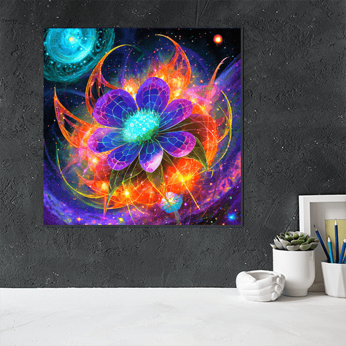 Astral Blossom - Art Print - Metal Poster - Canvas Wrap - Premium Framed Art Print