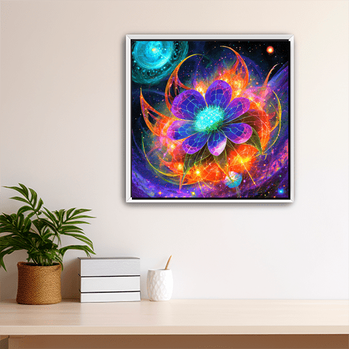 Astral Blossom - Art Print - Metal Poster - Canvas Wrap - Premium Framed Art Print