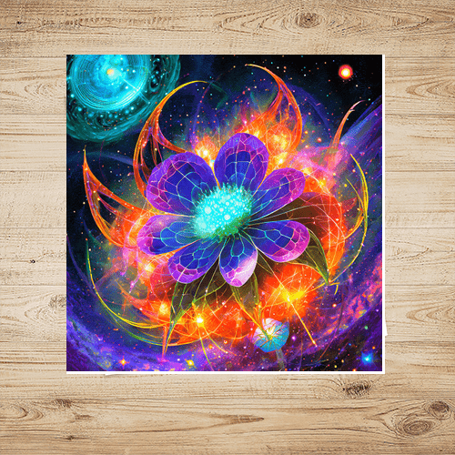 Astral Blossom - Art Print - Metal Poster - Canvas Wrap - Premium Framed Art Print