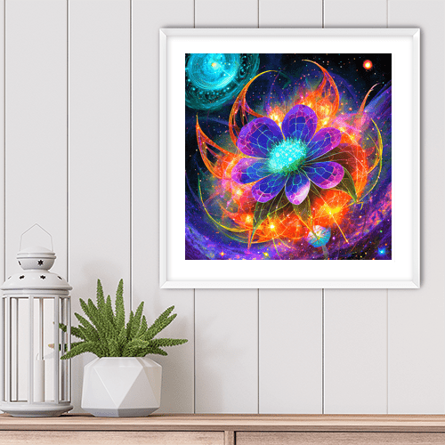 Astral Blossom - Art Print - Metal Poster - Canvas Wrap - Premium Framed Art Print