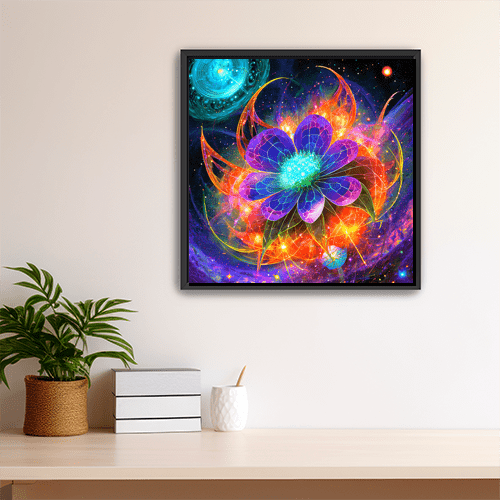 Astral Blossom - Art Print - Metal Poster - Canvas Wrap - Premium Framed Art Print