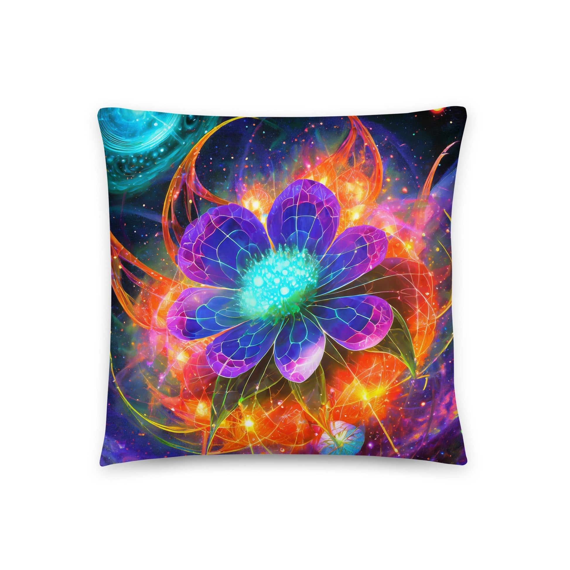 Astral Blossom - Throw Pillow - Premium Pillow