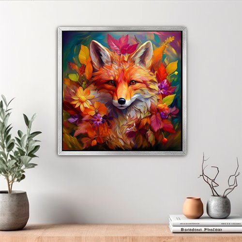 Autumn Fox - Art Print - Metal Poster - Canvas Wrap - Premium Framed Art Print