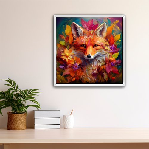 Autumn Fox - Art Print - Metal Poster - Canvas Wrap - Premium Framed Art Print