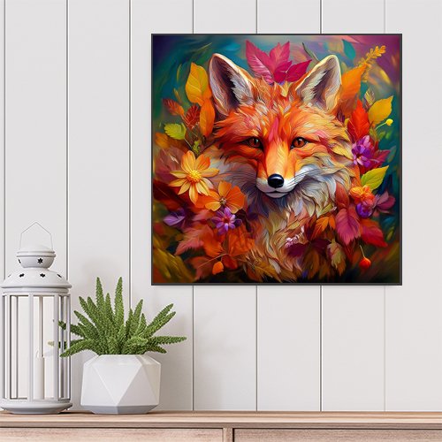 Autumn Fox - Art Print - Metal Poster - Canvas Wrap - Premium Framed Art Print