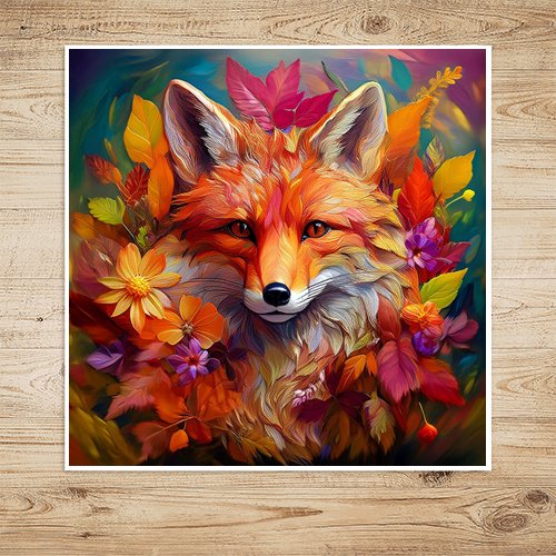 Autumn Fox - Art Print - Metal Poster - Canvas Wrap - Premium Framed Art Print