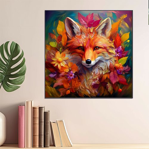 Autumn Fox - Art Print - Metal Poster - Canvas Wrap - Premium Framed Art Print