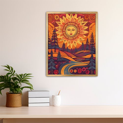 Autumn Sun - Art Print - Metal Poster - Canvas Wrap - Premium Framed Art Print