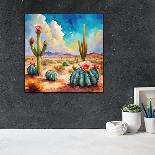 Blossoms in the Sand - Art Print - Metal Poster - Canvas Wrap - Premium Framed Art Print