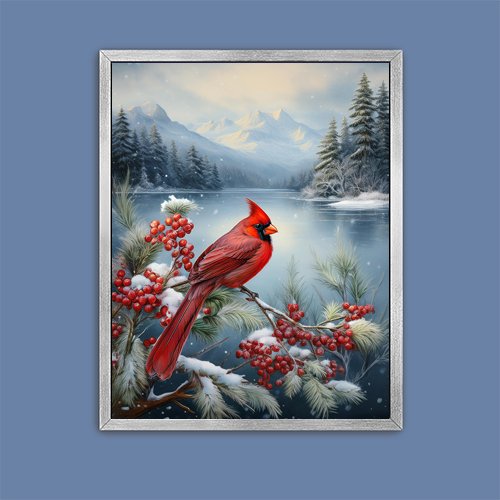 Cardinal Beauty - Art Print - Metal Poster - Canvas Wrap - Premium Framed Art Print