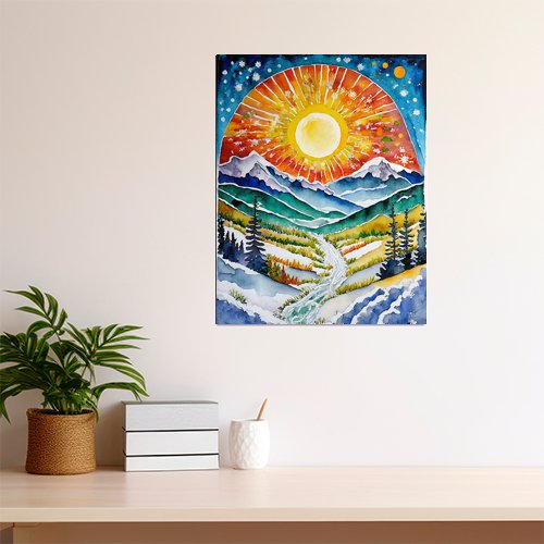 Celebrate the Solstice - Art Print - Metal Poster - Canvas Wrap - Premium Framed Art Print