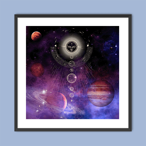 Celestial Energy - Art Print - Metal Poster - Canvas Wrap - Premium Framed Art Print