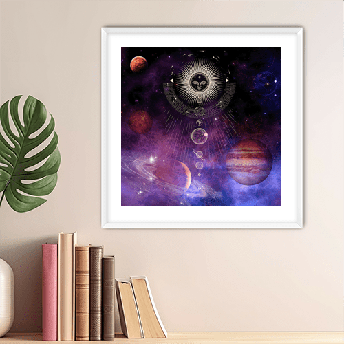 Celestial Energy - Art Print - Metal Poster - Canvas Wrap - Premium Framed Art Print