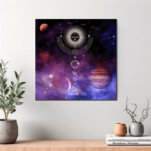 Celestial Energy - Art Print - Metal Poster - Canvas Wrap - Premium Framed Art Print