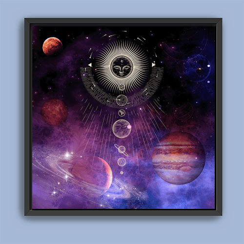 Celestial Energy - Art Print - Metal Poster - Canvas Wrap - Premium Framed Art Print