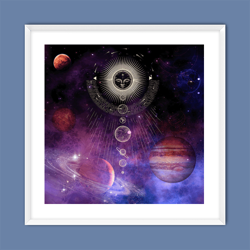 Celestial Energy - Art Print - Metal Poster - Canvas Wrap - Premium Framed Art Print