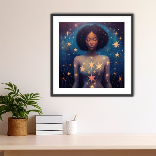 Celestial Goddess - Art Print - Metal Poster - Canvas Wrap - Premium Framed Art Print