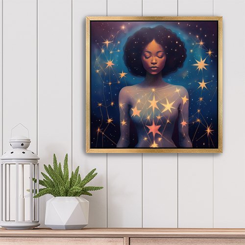 Celestial Goddess - Art Print - Metal Poster - Canvas Wrap - Premium Framed Art Print