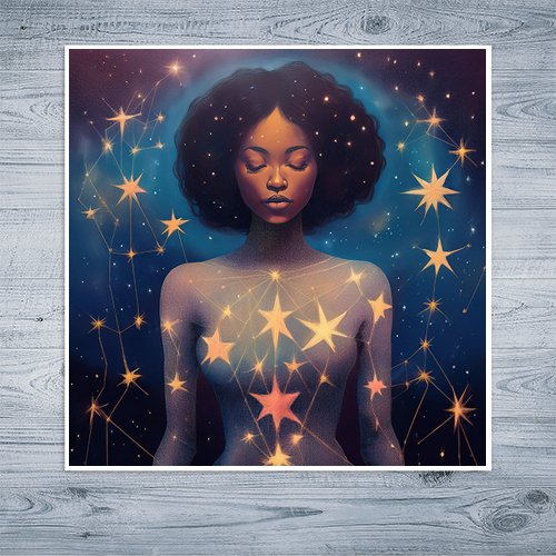 Celestial Goddess - Art Print - Metal Poster - Canvas Wrap - Premium Framed Art Print