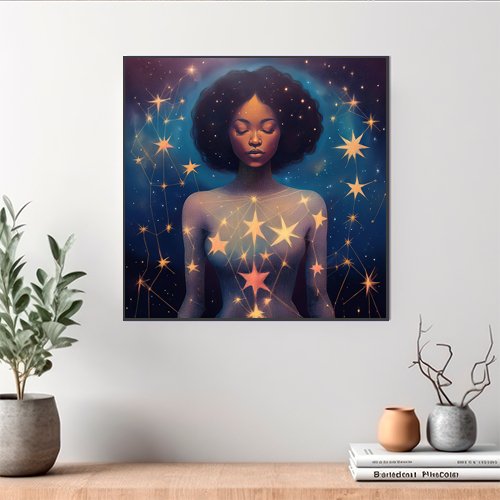 Celestial Goddess - Art Print - Metal Poster - Canvas Wrap - Premium Framed Art Print