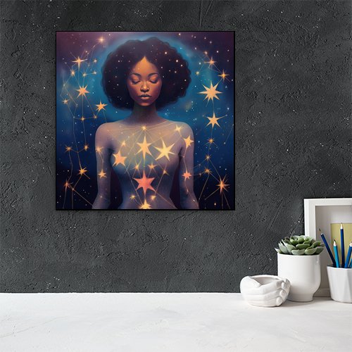 Celestial Goddess - Art Print - Metal Poster - Canvas Wrap - Premium Framed Art Print