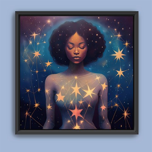 Celestial Goddess - Art Print - Metal Poster - Canvas Wrap - Premium Framed Art Print