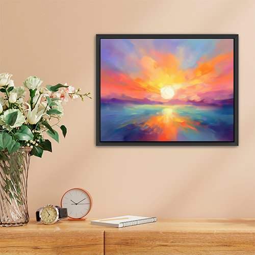 Colors of the Sun - Art Print - Metal Poster - Canvas Wrap - Premium Framed Art Print