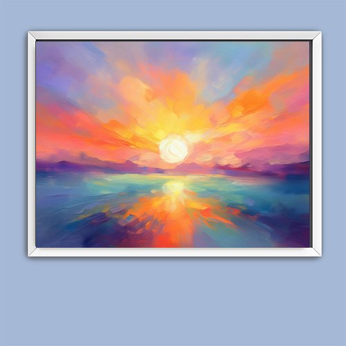 Colors of the Sun - Art Print - Metal Poster - Canvas Wrap - Premium Framed Art Print