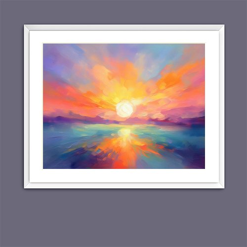 Colors of the Sun - Art Print - Metal Poster - Canvas Wrap - Premium Framed Art Print