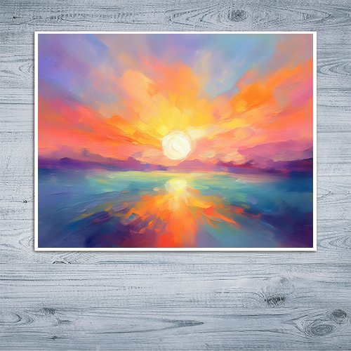 Colors of the Sun - Art Print - Metal Poster - Canvas Wrap - Premium Framed Art Print