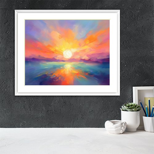 Colors of the Sun - Art Print - Metal Poster - Canvas Wrap - Premium Framed Art Print