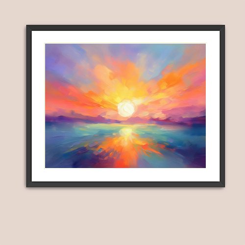 Colors of the Sun - Art Print - Metal Poster - Canvas Wrap - Premium Framed Art Print