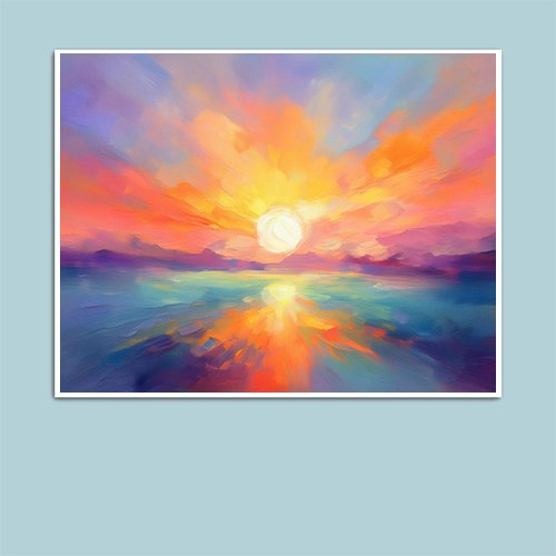 Colors of the Sun - Art Print - Metal Poster - Canvas Wrap - Premium Framed Art Print